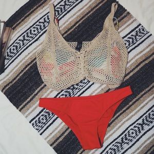 Windsor cropped knitted top